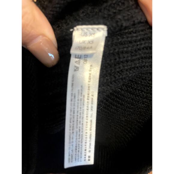 FP BEACH Free People Nikki Sweater Knit Dress Patch Pockets Black Size XS - Picture 4 of 14